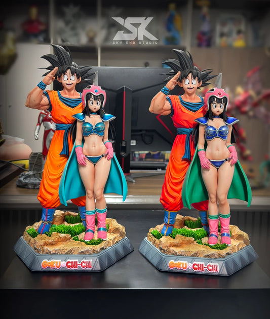 [Pre-Order] Sky End Studio - Statue - Goku Youth x Chichi Youth Dragon Ball