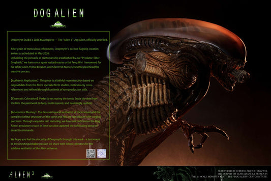 [Pre-Order] Deepmyth Studio - Statue - Alien - Life-Size Alien Dog Bust with LED (1:1)