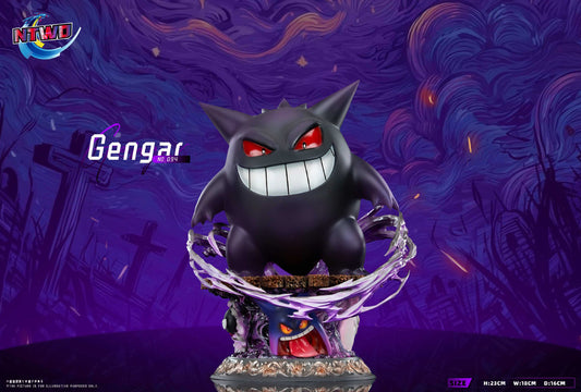 [Pre-Order] Ntwo Studio - Statue - Pokémon Black Gengar with LED