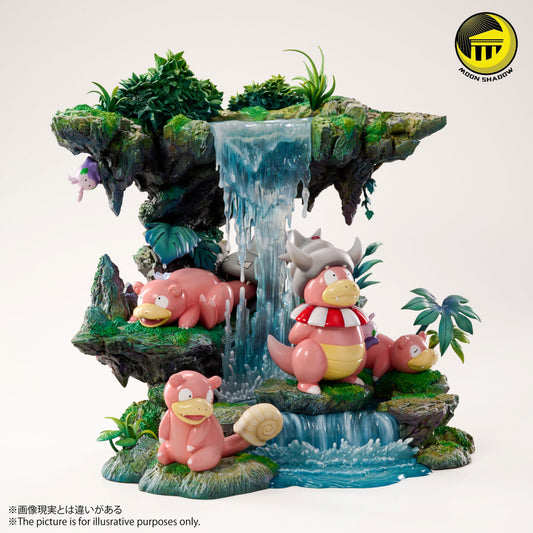 [Pre-Order] Moon Shadow Studio - Statue - Pokémon - Nature Series Slowpoke Family