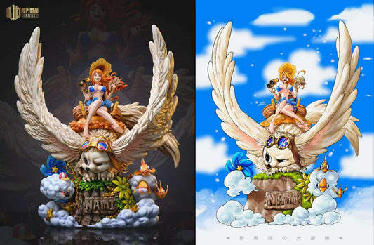 [Pre-Order] Mo Jie Wu Du Studio - Statue - Strange Forest Adventure #7 Nami X Long Eared Cat One Piece