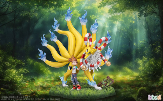 [Pre-Order] BBSD Studio - Statue - Digimon Kyubimon & Rika Nonaka