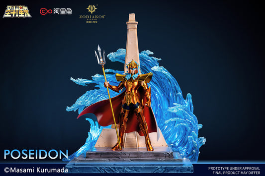 [Pre-Order] Zodiakos Studio - Statue - Saint Seiya - Saint Seiya Poseidon with LED 1/6 Statue (Licensed)
