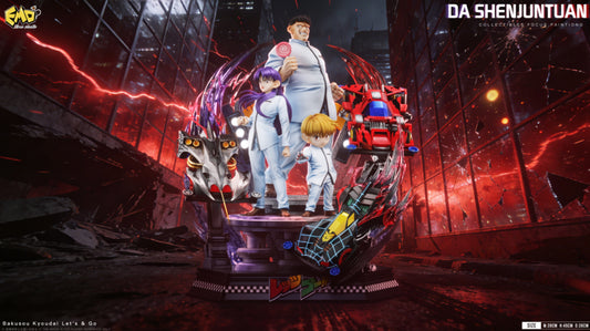 [Pre-Order] Emo Studio - Statue - Bakusō Kyōdai Let's & Go!! - Ray Hijikata X Gen Kondo X Kai Okita