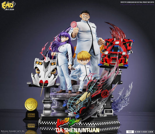 [Pre-Order] Emo Studio - Statue - Bakusō Kyōdai Let's & Go!! - Ray Hijikata X Gen Kondo X Kai Okita