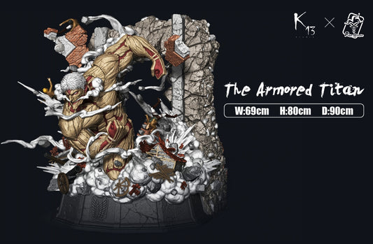 [Pre-Order] K13 Studio X Poker Monster Studio  - Statue - Attack on Titan - Armored Titan