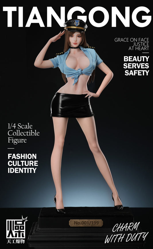 [Pre-Order] TGZW Studio - Statue - Original - Policewoman 2.0 1/4 Scale Statue (Licensed)