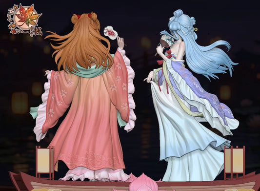 [Pre-Order] Fengye Studio - Statue - Asuka X Rei Neon Genesis Evangelion