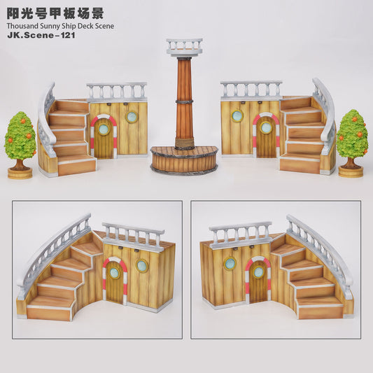[Pre-Order] JacksDo Studio - Statue - Thousand Sunny Ship Deck Scene base One Piece