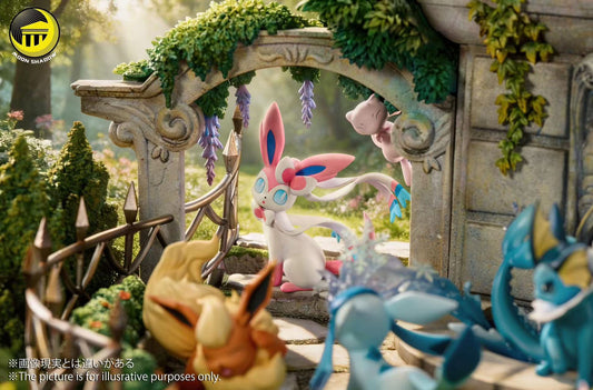 [Pre-Order] Moon Shadow Studio - Statue - Pokémon - Eevee Family Anniversary Garden Diorama