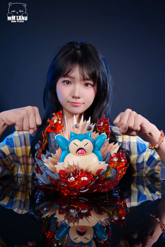 [Pre-Order] MMLAND Studio - Snorlax & Calcifer with LED Pokémon X Howl's Moving Castle