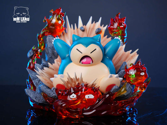 [Pre-Order] MMLAND Studio - Snorlax & Calcifer with LED Pokémon X Howl's Moving Castle