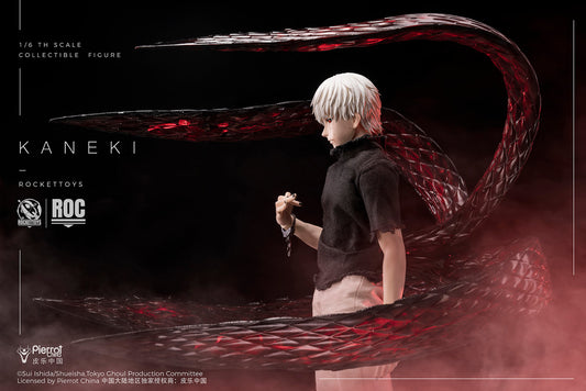 [Pre-Order] ROCKETTOYS Studio - Action Figure - Tokyo Ghoul Ken Kaneki Combat Suit Ver. X Awakening Ver. 1/6 Scale Action Figure ROC-024 ROC-025 (Licensed)