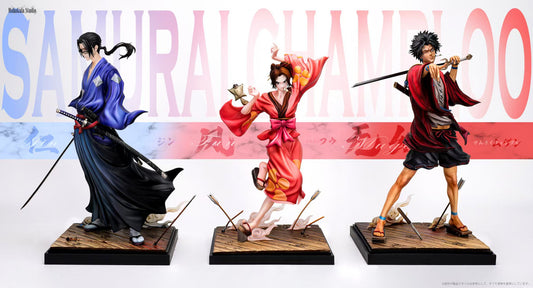 [Pre-Order] Mahakala Studio - Statue - Samurai Champloo - Jin & Mugen & Fun