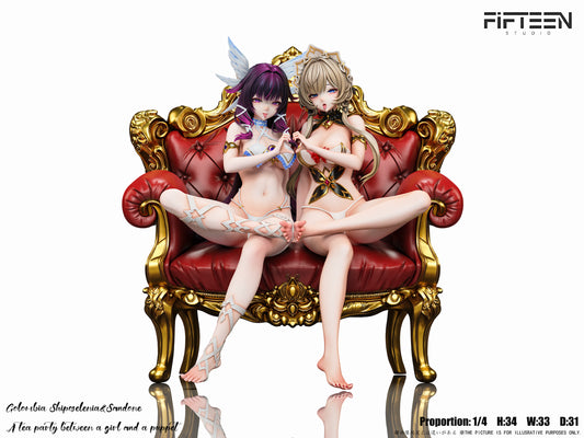 [Pre-Order Closed] XHGK Studio (Fifteen Studio) - Statue - Double Series: Sandrone x Columbina Genshin Impact