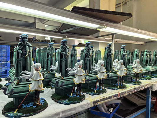 [Warehouse in Stock] Seven Studio - Statue - Frieren: Beyond Journey's End Frieren & Brave Stone Statue Himmel