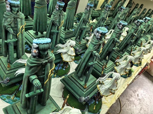 [Warehouse in Stock] Seven Studio - Statue - Frieren: Beyond Journey's End Frieren & Brave Stone Statue Himmel