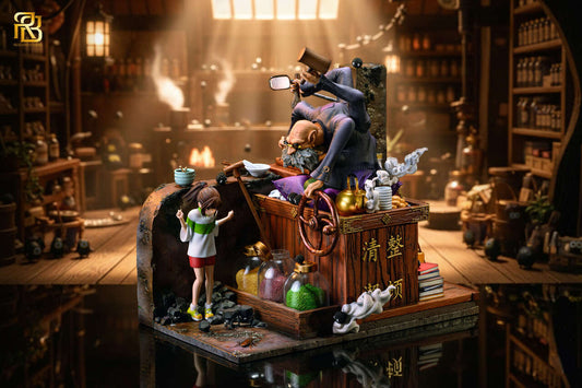[Pre-Order] ReBorn Studio (PA) - Statue - Kamaji X Chihiro Ogino Spirited Away
