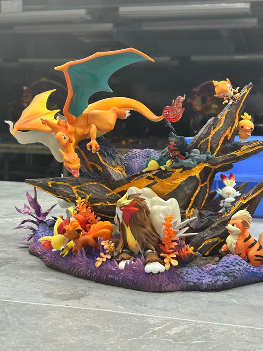 [Warehouse in Stock] Pc House Studio - Statue - Pokémon - Fire Series Pocket Monster