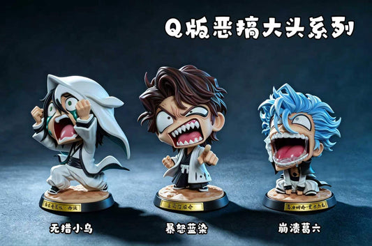 [Pre-Order] HXHENG × CHENG Studio - Statue - Bleach - Chibi Figure Raging Aizen x Broken Grimmjow x Frantic Ulquiorra