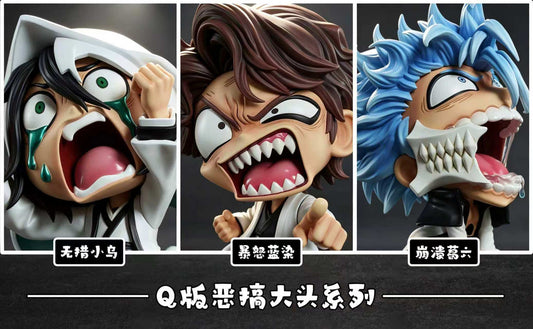 [Pre-Order] HXHENG × CHENG Studio - Statue - Bleach - Chibi Figure Raging Aizen x Broken Grimmjow x Frantic Ulquiorra