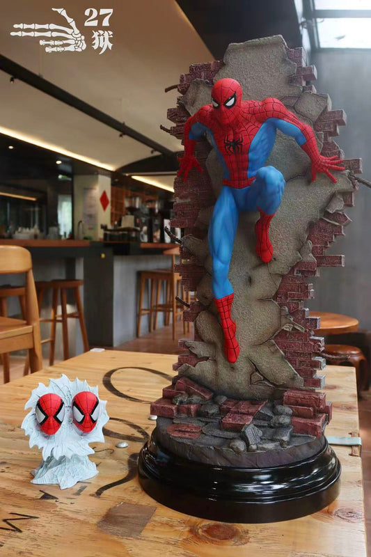 [Pre-Order Closed] 27abyss Studio - Statue - Marvel - Spiderman on the Wall