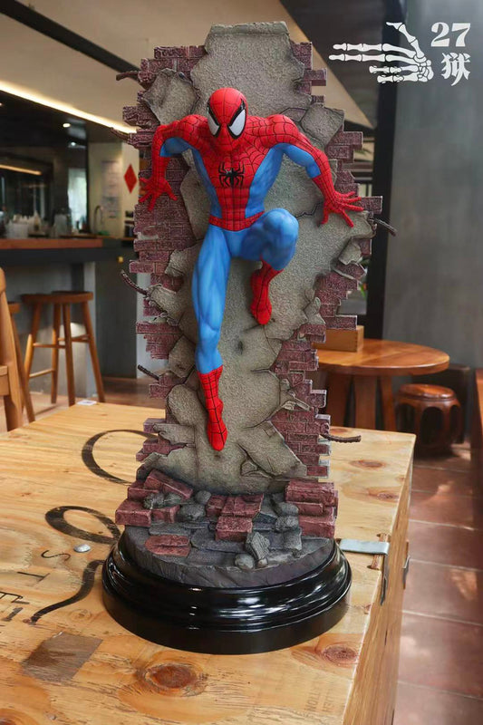 [Pre-Order Closed] 27abyss Studio - Statue - Marvel - Spiderman on the Wall