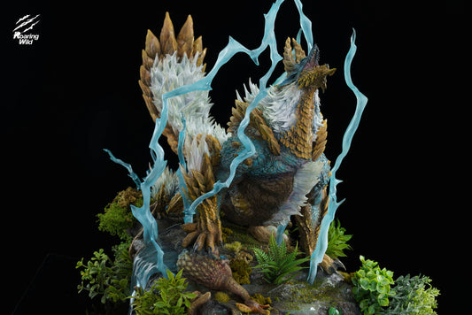 [Pre-Order] Roaring Wild Studio - Statue - Monster Hunter - Zinogre X Stygian Zinogre X Thunderlord Zinogre