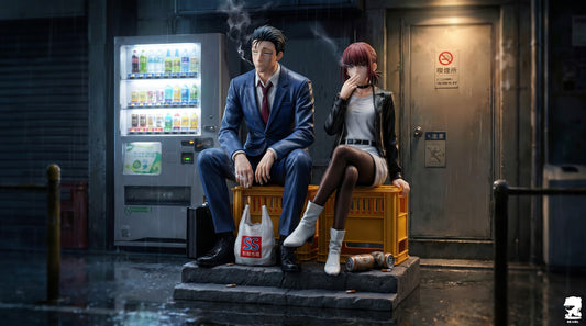 [Pre-Order] BB Girl Studio - Statue - Sasaki X Yamada Smoking Behind the Supermarket with You