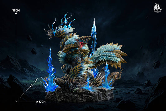 [Pre-Order] Dragon Realm Studio - Statue - Monster Hunter - Zinogre x Stygian Zinogre x Thunderlord Zinogre