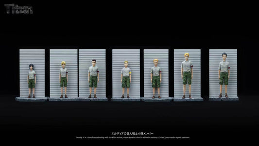 [Pre-Order Closed] TITAN Studio - Statue - Attack on Titan - Full Series of Marley Warrior Candidates Childhood Edition Attack on Titan
