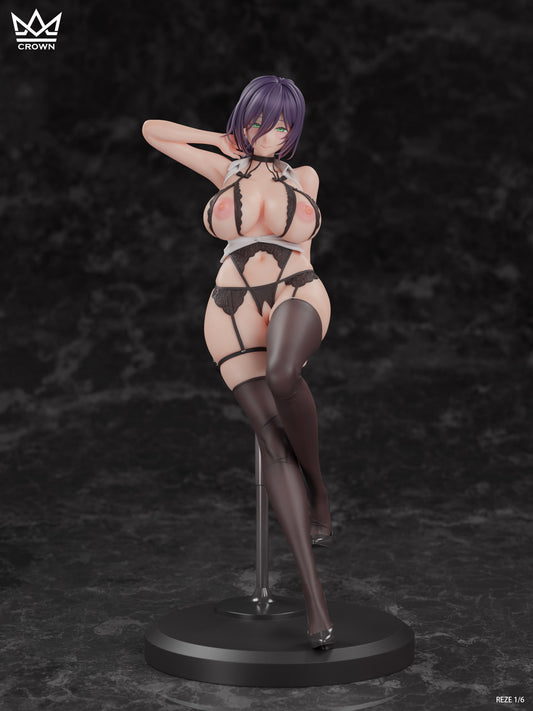 [Warehouse in Stock] CROWN Studio - Statue - Reze Chainsaw Man (Regular Version)