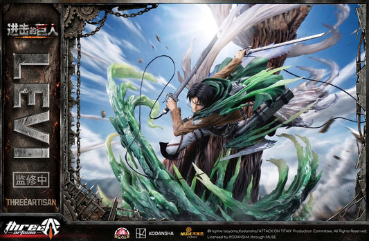 [Pre-Order] ThreeArtisan Studio - Statue - Attack on Titan - T Plus Series  Levi Ackerman 1/6 Statue (Licensed)