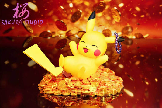 [Pre-Order] SAKURA Studio (Ying) - Statue - Pokémon New Year Sleeping Get Rich Lazy Pikachu 3.0 Pokémon