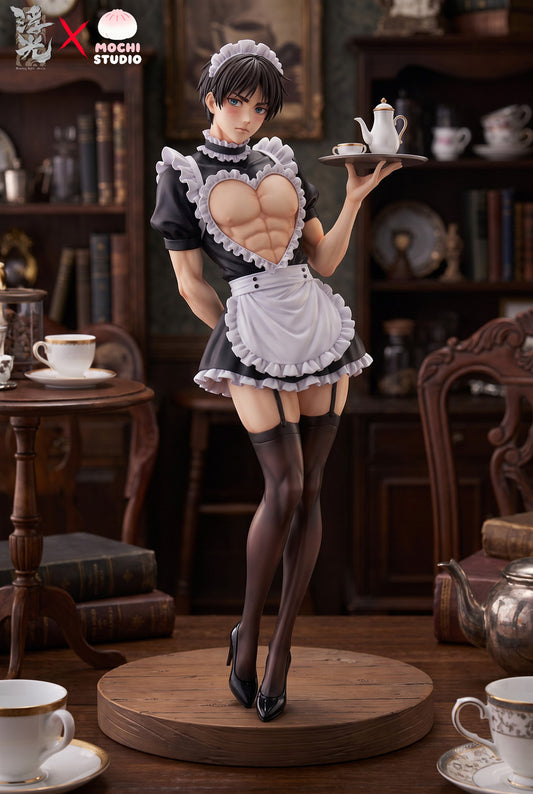 [Pre-Order] MOCHI Studio - Statue - Handsome Men in Maid Cosplay Series 001 Eren x 002 Levi Attack on Titan