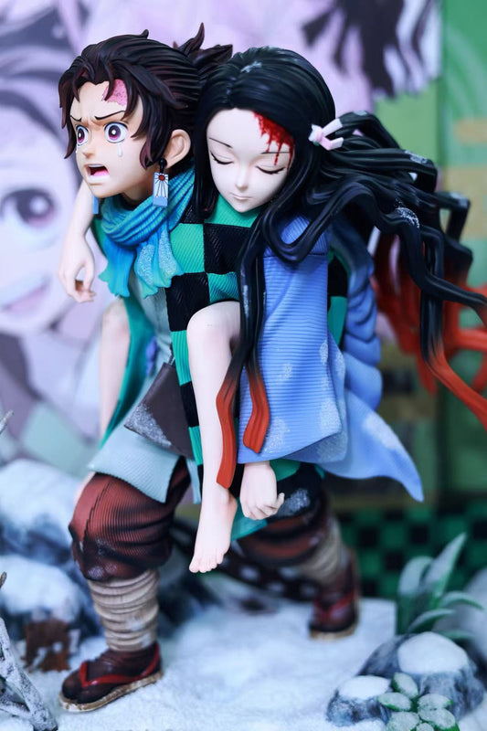 [Warehouse in Stock] Saoirse Studio - Statue - Kamado Tanjirou & Kamado Nezuko Demon Slayer