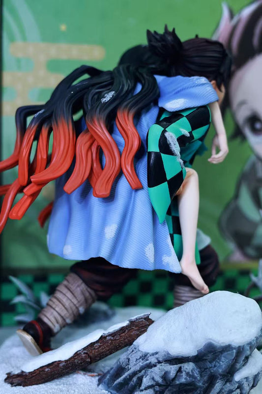 [Warehouse in Stock] Saoirse Studio - Statue - Kamado Tanjirou & Kamado Nezuko Demon Slayer