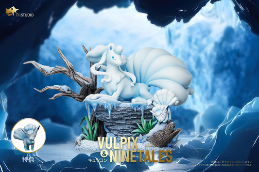 [Pre-Order] T1 Studio - Statue - Vulpix X Ninetales Evolution Set Pokémon