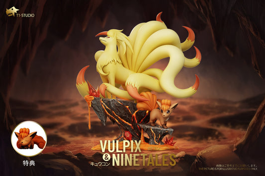 [Pre-Order] T1 Studio - Statue - Vulpix X Ninetales Evolution Set Pokémon