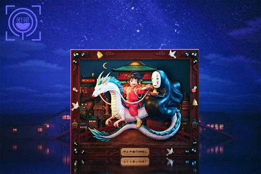 [Pre-Order Closed] GEISHA Studio - Statue - Spirited Away card Chihiro & Haku & No face