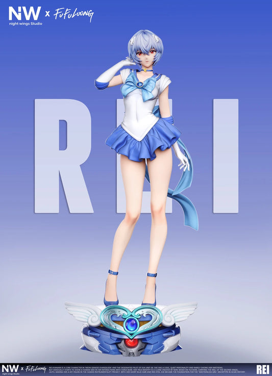 [Pre-Order Closed] Night Wing Studio - Statue - Neon Genesis Evangelion - Ayanami Rei Sailor Moon ver.