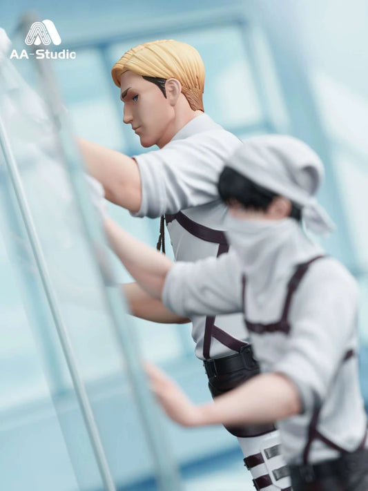 [Pre-Order] AA Studio - Statue - Levi Ackerman X Erwin Smith Window Wiping Attack on Titan