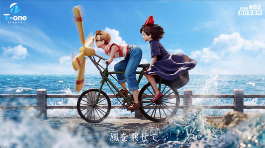 [Pre-Order] T-ONE Studio - Statue - Hayao Miyazaki Bicycle Series 002 - Kiki X Tombo Kiki's Delivery Service