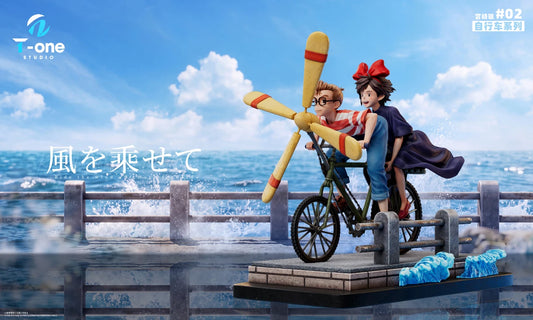 [Pre-Order] T-ONE Studio - Statue - Hayao Miyazaki Bicycle Series 002 - Kiki X Tombo Kiki's Delivery Service