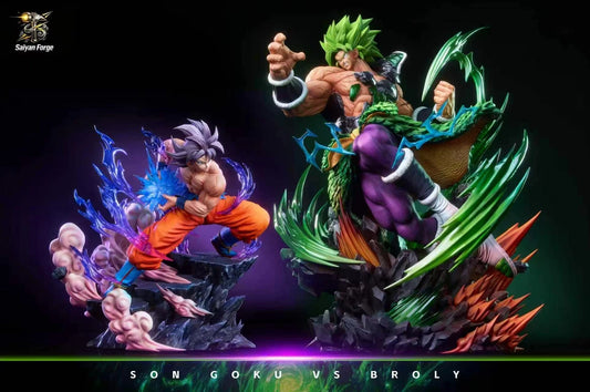 [Pre-Order] Saiyan Forge Studio - Statue - Dragon Ball UI Goku vs Broly
