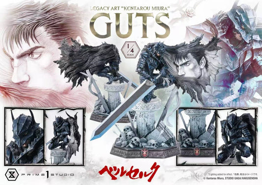 [Pre-Order] Prime 1 Studio - Statue - Legacy Art "Kentarou Miura" Berserk Guts 1/4 Scale LABR-05 LABR-05S (Licensed)