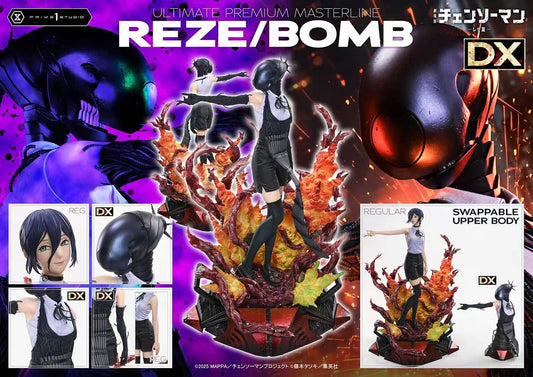 [Pre-Order] Prime 1 Studio - Statue - Ultimate Premium Masterline Chainsaw Man - The Movie: Reze Arc REZE/BOMB UPMCSM-03 UPMCSM-03DX UPMCSM-03DXS (Licensed)