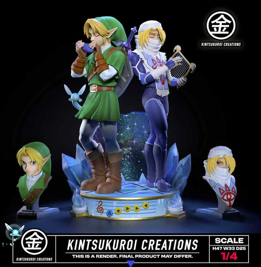[Pre-Order] Kintsukuroi creations Studio - Statue - Link X Sheik The Legend of Zelda