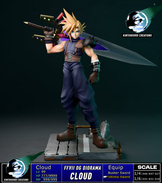 [Pre-Order] Kintsukuroi creations Studio - Statue - FFVII CLOUD OG
