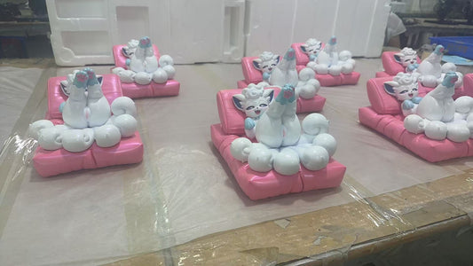[Warehouse in Stock] Spirit Demon Studio - Statue - Alola Region Vulpix Pokémon